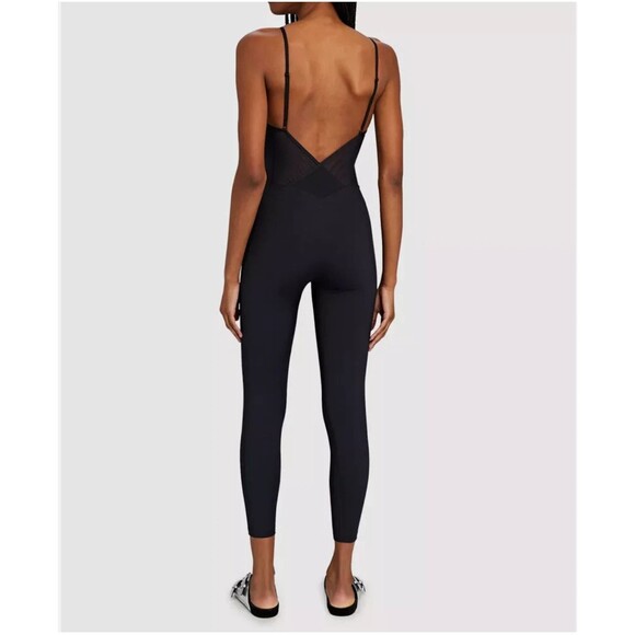 Black Jumpsuit Bodysuit Catsuit XS Le Ore Bandier Andria One Piece Sleeveless - Picture 14 of 16